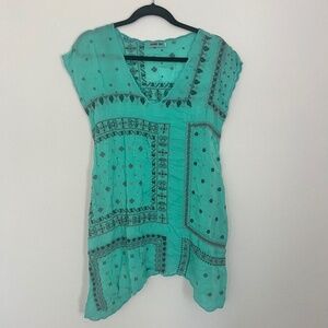 Johnny Was Embroidered Top Size XS